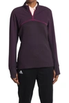 ADIDAS GOLF HYBRID QUARTER ZIP SWEATSHIRT,191984746043