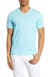 Zachary Prell Brookville V-neck T-shirt In Turquoise