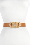 Raina Belts Sharon C Knot Buckle Belt In Carmel