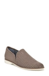 Dr. Scholl's City Slicker Perforated Slip-on Loafer In Taupe Grey Fabric