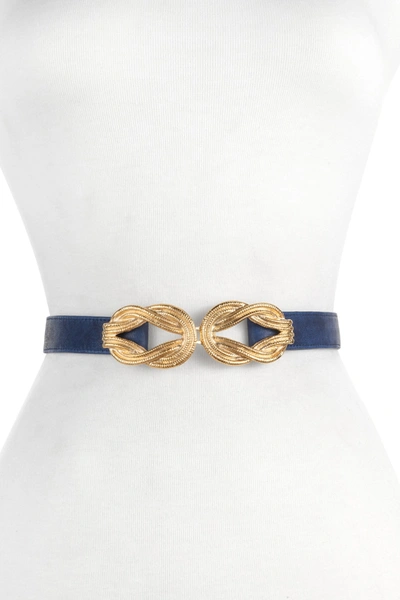 Raina Belts Big Lillian Belt In Navy