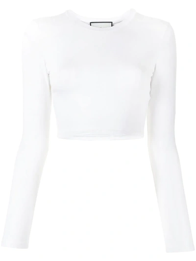 Alexis Women's Claude Long Sleeve T-shirt In White