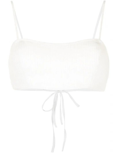 Sir Alina Cropped Top In White