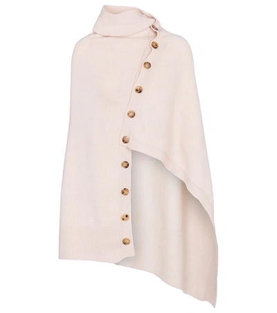 The Row Arden Wool And Cashmere Shawl In Beige