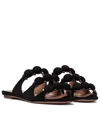 Alaïa Women's Bombe Suede Slides In Black