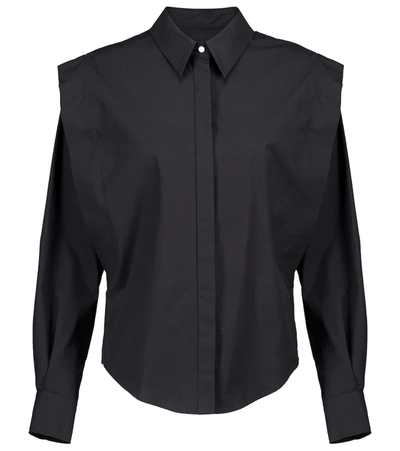 Isabel Marant “kigali”棉质府绸衬衫 In Black