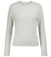 Co Crewneck Cashmere Sweater In Grey