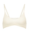 Jacquemus Le Bandeau Valensole Knit Bralette In Beige