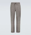 FRESCOBOL CARIOCA OSCAR LINEN-BLEND CHINO PANTS,P00502072