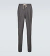 BRUNELLO CUCINELLI LEISURE FIT DRAWSTRING PANTS,P00529783