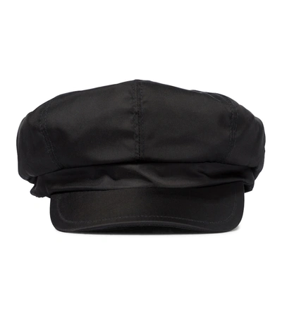 Prada Re-nylon Cap In Black