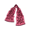 Alexander Mcqueen Pink Skull-jacquard Reversible Wool Scarf