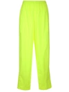 BALENCIAGA BALENCIAGA MEN'S YELLOW COTTON JOGGERS,642338TJOC17204 46