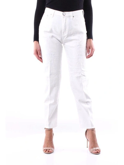 Jacob Cohen Women's White Cotton Jeans