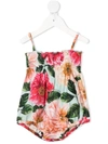 DOLCE & GABBANA FLORAL-PRINT RUCHED BODY