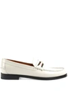 GUCCI LOGO-PLAQUE DETAIL LOAFERS