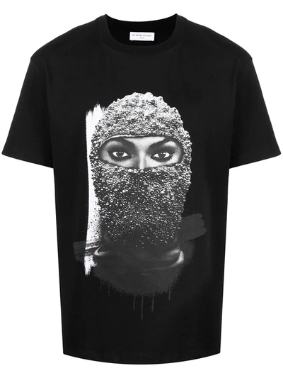 Ih Nom Uh Nit T-shirt Classic Fit With Black Pearl Woman Mask On Front