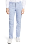 Peter Millar Crown 5-pocket Twill Pants In Blue Lapis