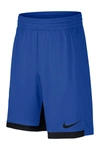 Nike Trophy Big Kids' (boys') Training Shorts In Blue