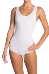 Spanx The Base Bodysuit Tank Bodysuit In White