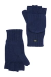 Ugg Knit Flip Mitten In Navy
