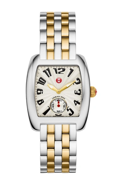 Michele Women's Urban Bracelet Watch In Two Tone