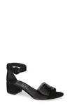 Agl Attilio Giusti Leombruni Ankle Strap Sandal In Black Patent