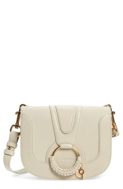 See By Chloé See By Chloe Hana Medium Leather Crossbody In Cement Beige