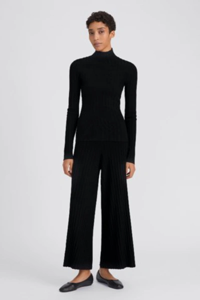 Filippa K Celeste Knitted Trouser In Black