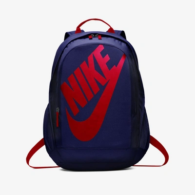 Nike Unisex Hayward Backpack In Blue Void,university Red,university Red