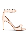 ALAÏA LEATHER BOMBE SANDALS,ALIA-WZ13