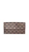 SHOPBOP ARCHIVE LOUIS VUITTON SARAH WALLET, DAMIER EBENE