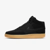 Nike Court Vision Mid Men's Shoe (black) In Black,gum Light Brown,black