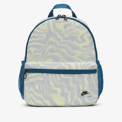 Nike Brasilia Jdi Kids' Printed Backpack (mini) In Blue