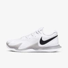 Nike Court Air Zoom Vapor Cage 4 Menâs Hard Court Tennis Shoes In White,grey Fog,black