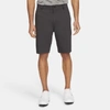Nike Men's Dri-fit Uv 10.5" Golf Chino Shorts In Dark Smoke Grey