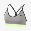 Nike Indy Women's Light-support Padded Sports Bra In Carbon Heather,anthracite,barely Volt,black