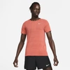 Nike Techknit Ultra Men's Running Top In Bright Mango,black