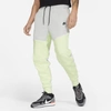 Nike Sportswear Tech Fleece Men's Woven Joggers In Light Liquid Lime,grey Fog,black