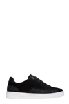 FILLING PIECES MONDO RIPPLE SNEAKERS IN BLACK LEATHER,24528451954