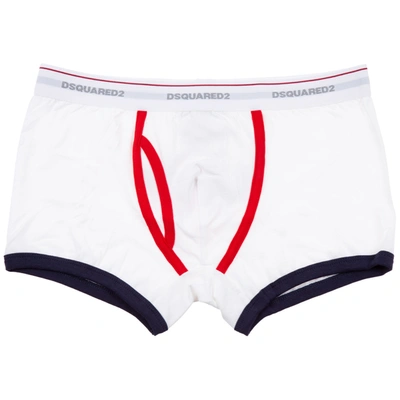 Dsquared2 Wings Boxer Shorts In Bianco