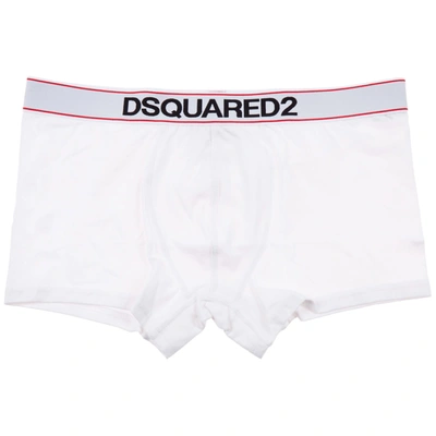 Dsquared2 Wings Boxer Shorts In Bianco
