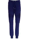 BALMAIN BLUE JERSEY trousers,VH1OB000B0346UT