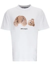 PALM ANGELS BEAR PRINT JERSEY T-SHIRT,11699868