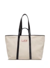 OFF-WHITE TOTE COMMERCIAL SHOPPER IN CANVAS,11699911