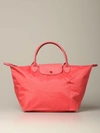 LONGCHAMP BAG IN NYLON WITH EMBROIDERED LOGO,11699749