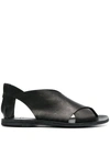 OFFICINE CREATIVE CROSSOVER FLAT SANDALS