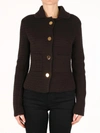 BOTTEGA VENETA COTTON JACKET BROWN