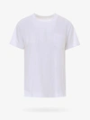 Sacai Pleated Sides T-shirt In White