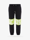 Gcds Teen Logo Stripe Track Trousers In Black